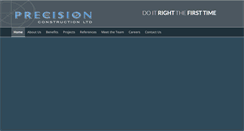 Desktop Screenshot of precisionconstruction.co.nz